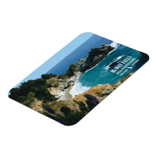 McWay Falls - Big Sur Magnet (Linke Seite)