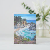 McWay Falls, Big Sur - Postkarte (Stehend Vorderseite)