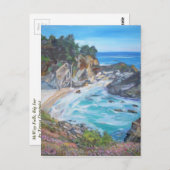 McWay Falls, Big Sur - Postkarte (Vorne/Hinten)