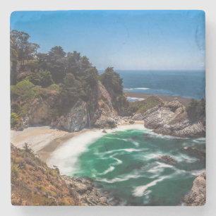 Mcway Falls im Julia-Pfeiffer-Burns-State-Park Steinuntersetzer