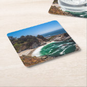 Mcway Falls in Julia Pfeiffer Burns Staat Park Rechteckiger Pappuntersetzer (angewinkelt)