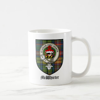 McWhirter Clan-Wappen-AbzeichenTartan Kaffeetasse
