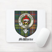 McWhirter Clan-Wappen-AbzeichenTartan Mousepad (Mit Mouse)