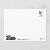 MD Beach Dragons (Closeup) Postkarte (Rückseite)