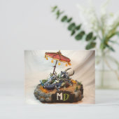 MD Beach Dragons Postkarte (Stehend Vorderseite)