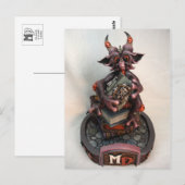 MD Black Cherry Dragon Postcard Postkarte (Vorne/Hinten)