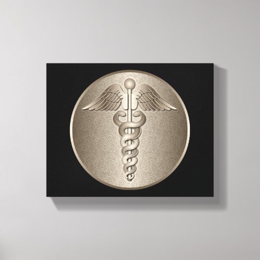 MD Caduceus Leinwanddruck (Vorderseite)