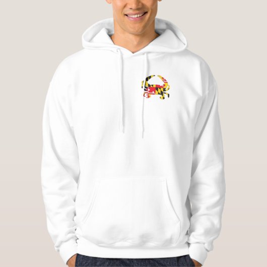 MD Crab Zip-Up Hoodie (Vorderseite)