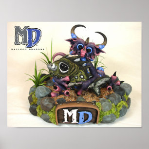 MD Cuddlefish 11"x14" Mini-Poster Poster