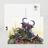 MD Cuddlefish Dragon (Closeup) Postkarte (Vorne/Hinten)