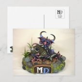 MD Cuddlefish Dragon Postcard Postkarte (Vorne/Hinten)