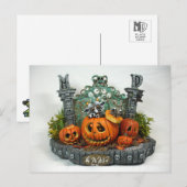 MD Halloween Dragon Postcard Postkarte (Vorne/Hinten)