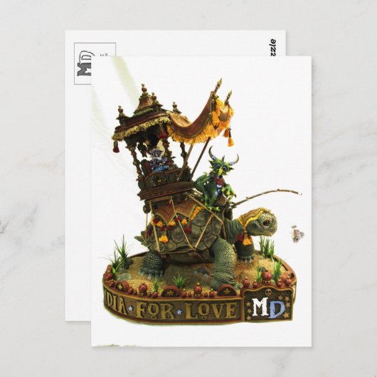 MD India Dragons 2014 Postkarte (Vorne/Hinten)