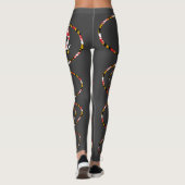 Md-Krabben-Ovale Leggings (Rückseite)