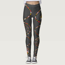 Md-Krabben-Ovale Leggings