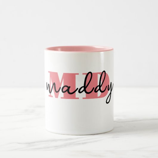 MD - Maddy Zweifarbige Tasse (Mittel)