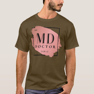 MD Medical Doctor Vers 2 Einzigartiges Minimalisti T-Shirt