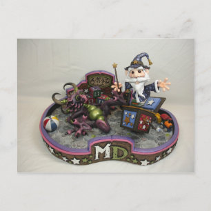MD Merlin-In-A-Box-Postkarte Postkarte