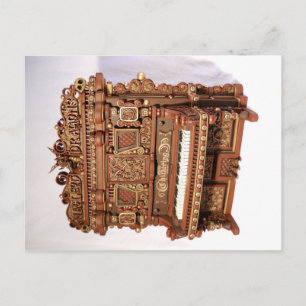 MD Old World Piano Postkarte