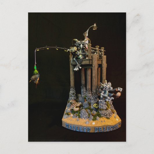 MD Pier Dragons Postkarte (Vorderseite)
