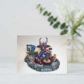 MD Pop Dragon Postkarte (Stehend Vorderseite)