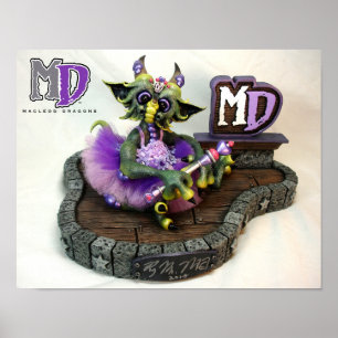 MD Princess Dragon 11"x14" Mini-Poster Poster