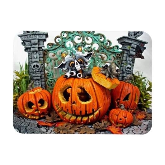 MD Pumpkin Dragon 3" x 4" Foto Magnet (Horizontal)