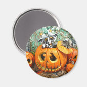 MD Pumpkin Dragon Magnet (Vorderseite/Rückseite)
