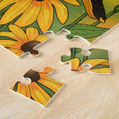 MD Staat Bird Oriole & Black-mit Augen Susan Blume Puzzle (Seite)
