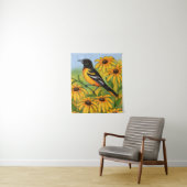 MD Staat Bird Oriole & Black-mit Augen Susan Blume Wandteppich (Beispiel)