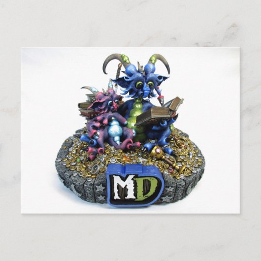 MD Storytime Dragons Postkarte (Vorderseite)