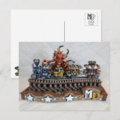 MD Toy Train Dragon Postkarte (Vorne/Hinten)