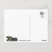 MD White Dragon Postcard Postkarte (Rückseite)