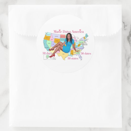 MDA-Aufkleber BIG Runder Aufkleber (Tasche)