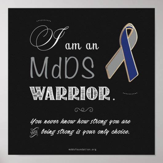 MdDS Awareness 12"x12" Value Poster Paper (Matte) (Vorne)