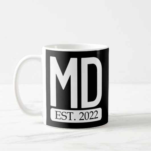 MdEst 2022 Neuer Doktor Doktor Doktor Md Medical D Kaffeetasse (Links)