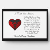 MDF Pledge Plaque Fotoplatte (Vorderseite)