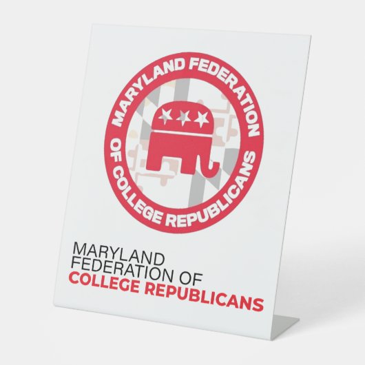 MDFCR-Tabellenplakat Sockelschild (Vorderseite)