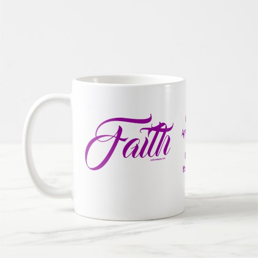 MDILLONDESIGNS.COM präsentiert #FAITH Kaffeetasse (Links)