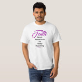 MDILLONDESIGNS.COM präsentiert #FAITH T-Shirt (Vorne ganz)