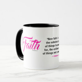 MDILLONDESIGNS.COM zeigt #FAITH Scripture Tasse
