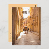 Mdina Malta Postkarte (Vorne/Hinten)