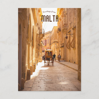 Mdina Malta Postkarte