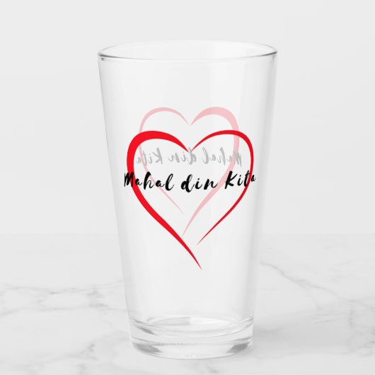 MDK Glastumbler Glas (Vorderseite)