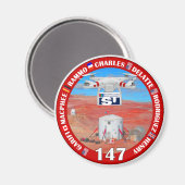 MDRS-Crew 147 Magnettasten Magnet (Vorderseite/Rückseite)