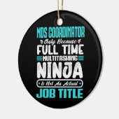 Mds Coordinator Job Title Profession Funny Carreer Keramik Ornament (Links)