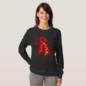 MDS Floral Wirbel Ribbon T-Shirt (Vorne ganz)