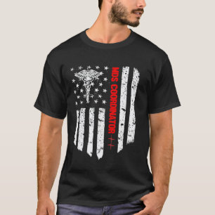 Mds Koordinator Amerikanische Flagge RN examiniert T-Shirt