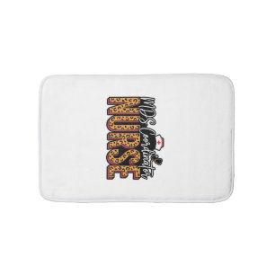 MDS-Koordinatorin Krankenschwester Vintage-Leopard Badematte