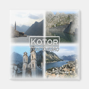 ME0022 Europa, Montenegro, Kotor, Kühlschrank Magnet